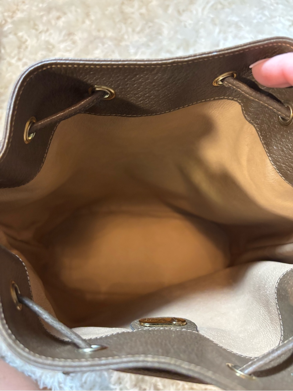 Vintage Gucci GG Supreme/Plus Bucket Bag-Deadstock Condition-Never Carried - Picture 9 of 16